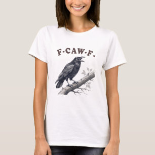 - f-caw-f Cut Crow T-Shirt