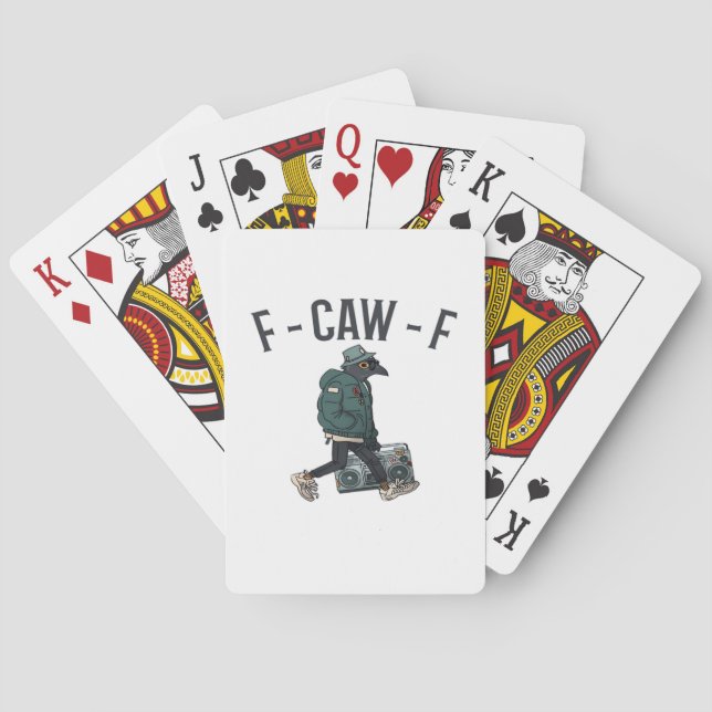 F-Caw-F Essential Basic Casual Playing Cards (Back)