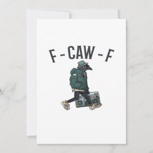 F Caw F Essential Basic Casual Style Holiday Card