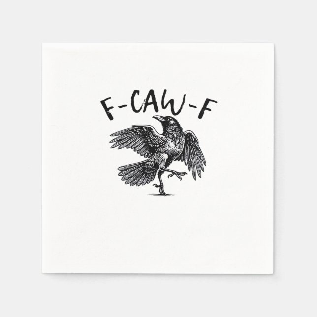 F-Caw-F Essential Classic Style Napkin (Front)