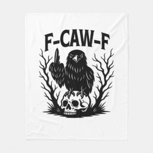 F Caw F Essential Cool Unique Style Fleece Blanket