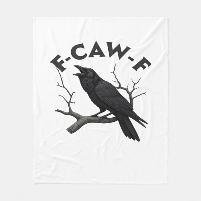 F-Caw-F Essential Creative Style Fleece Blanket (Front)