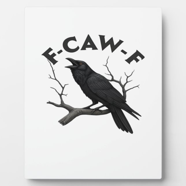 F-Caw-F Essential Creative Style Plaque (Front)