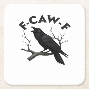 F-Caw-F Essential Creative Style Square Paper Coaster