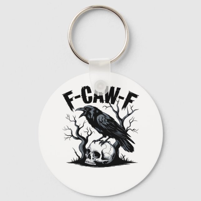 F-Caw-F Essential Minimal Clean Key Ring (Front)