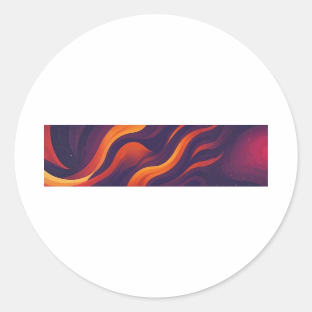 F-Caw-F Essential Retro Classic Round Sticker (Front)