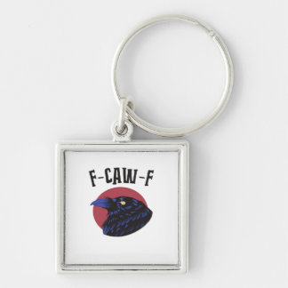 F-Caw-F Essential Retro Graphic Key Ring