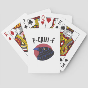 F-Caw-F Essential Retro Graphic Playing Cards