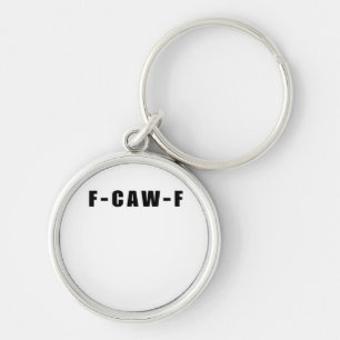 F-Caw-F Essential Simple Clean Key Ring