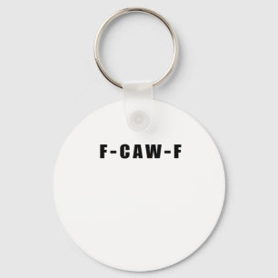 F-Caw-F Essential Simple Clean Key Ring