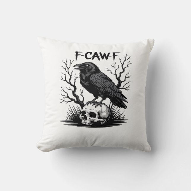 F-Caw-F Essential Vintage Cool Cushion (Front)