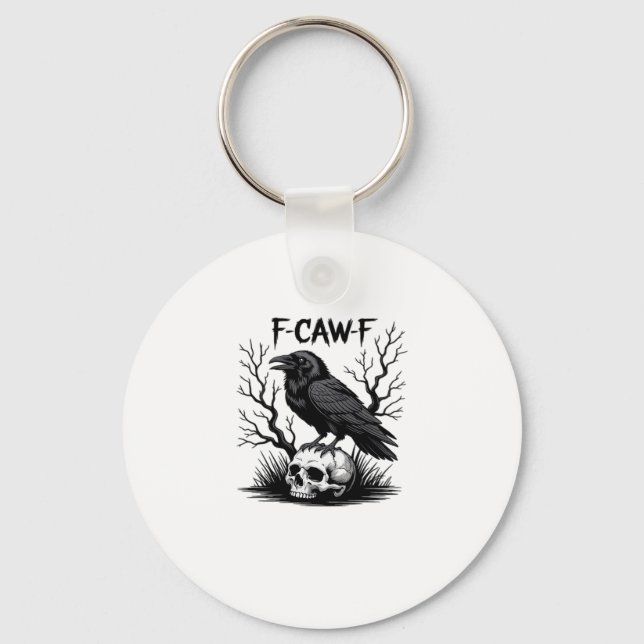 F-Caw-F Essential Vintage Cool Key Ring (Front)