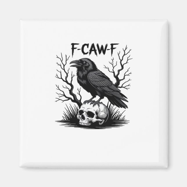 F-Caw-F Essential Vintage Cool Magnet (Front)
