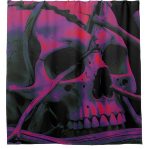 F-Caw-F Funny Black Crow Bird Shower Curtain