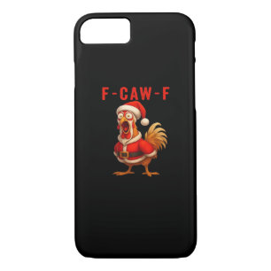 F-Caw-F Funny Chicken Christmas Essential Case-Mate iPhone Case