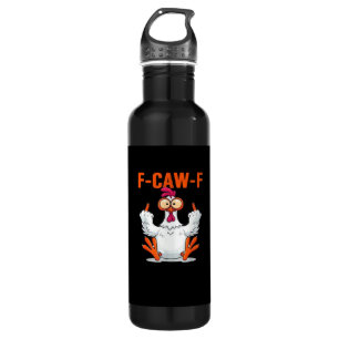 F-Caw-F Funny Chicken Classic Minimal Clean 710 Ml Water Bottle