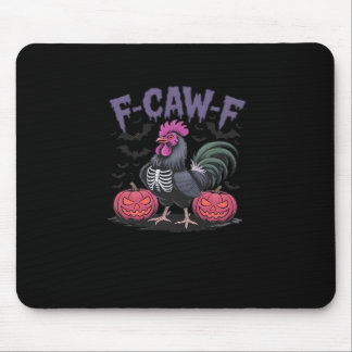 F Caw F Funny Chicken Classic Simple Clean Style Mouse Pad