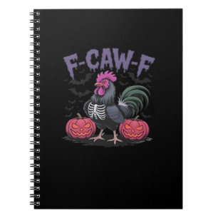 F-Caw-F Funny Chicken Classic Simple Style Notebook