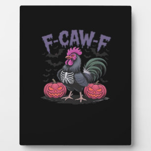 F-Caw-F Funny Chicken Classic Simple Style Plaque