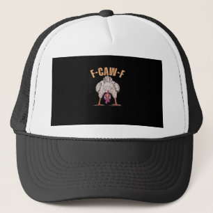 F-Caw-F Funny Chicken Classic Vintage Graphic Trucker Hat