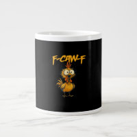 F-Caw-F Funny Chicken Humor F-Caw-F Quote Rooster