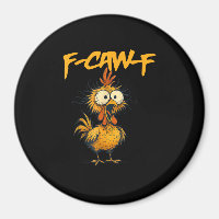 F-Caw-F Funny Chicken Humor F-Caw-F Quote Rooster