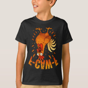 F-caw-f Funny Chicken Humour F-caw-f Quote Rooster T-Shirt