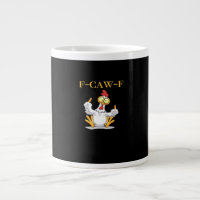 F-Caw-F Funny Chicken Retro Classic