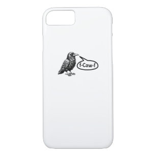 F-Caw-F Funny Crow Raven Pun F-Off Subtle F-Bomb Case-Mate iPhone Case