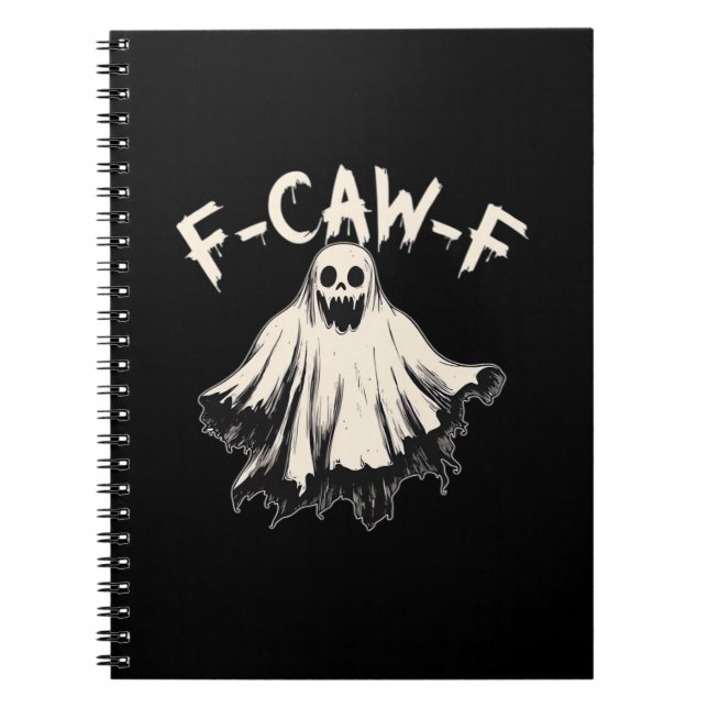 F-Caw-F Funny Humour Cool Unique Notebook (Front)