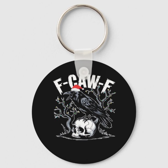 F-Caw-F Funny Trendy Key Ring (Front)