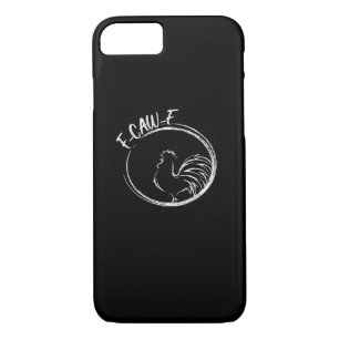 F-Caw-F Funny Wordplay Quote Retro Style Case-Mate iPhone Case