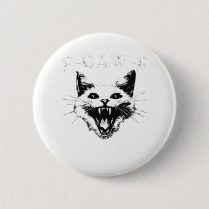 F-Caw-F Halloween Lover F-Caw-F Funny Classic 6 Cm Round Badge