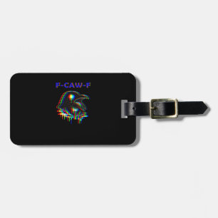 F-Caw-F Halloween Music Party Essential Luggage Tag