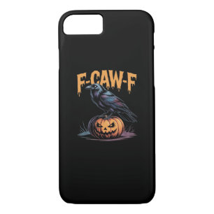 F-Caw-F Halloween Raven Jack-O-Lantern Spooky Seas Case-Mate iPhone Case