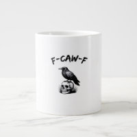 F-Caw-F Halloween Raven Skull Gothic Humour Funny 