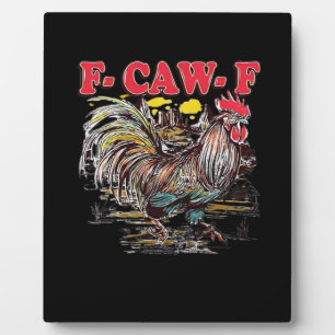 F-Caw-F Hei Hei Moana Rooster Classic Funny Graphi Plaque