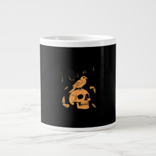 F-Caw-F Humorous Crow Graphic Large Coffee Mug