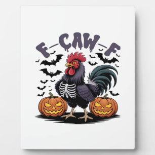 F-Caw-F Humour Crow Funny Gothic Plaque