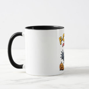 F-Caw-F I Mean Boo Funny Spooky Halloween Skull Mug