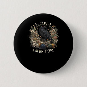 F-Caw-F I'm Knitting Creative Casual 6 Cm Round Badge