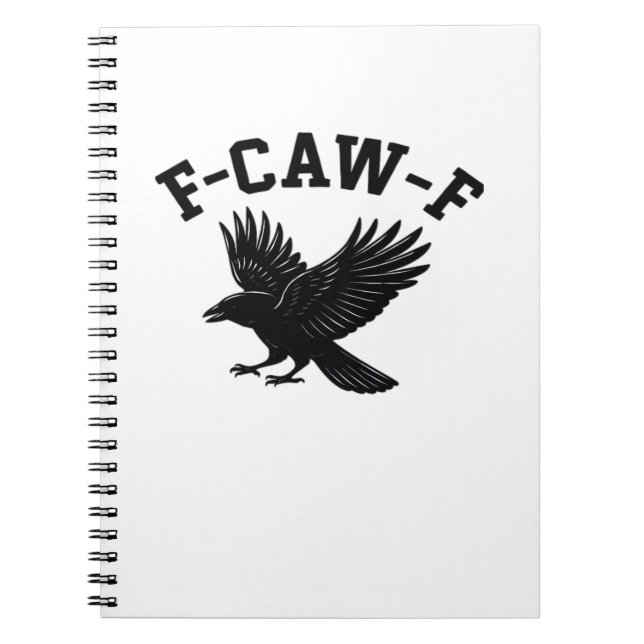 F-Caw-F Meme Funny Trendy Notebook (Front)