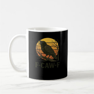 F-Caw-F Minimal Clean Coffee Mug