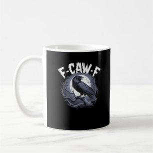 F-Caw-F Minimal Clean Coffee Mug