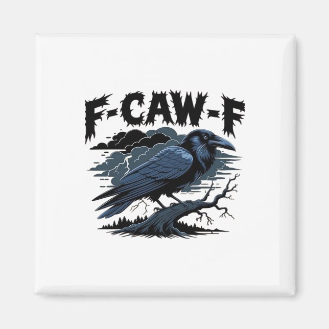 F-Caw-F Minimal Clean Design Magnet (Front)