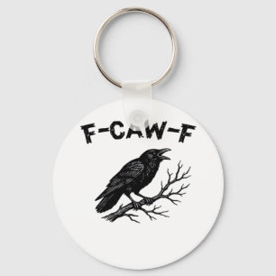 F-Caw-F Minimal Clean Key Ring