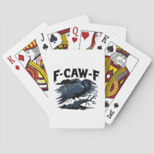 F-Caw-F Minimal Clean Playing Cards