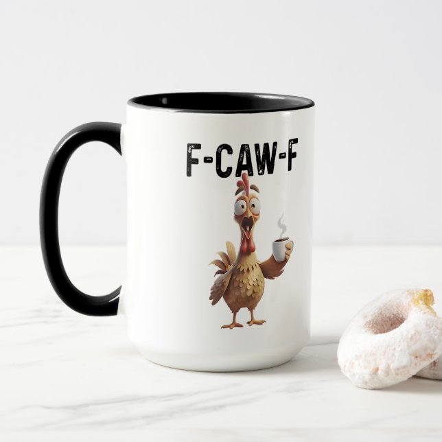 F CAW F MUG (With Donut)