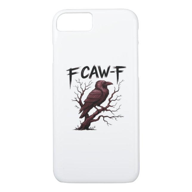F-Caw-F Raven Classic Case-Mate iPhone Case (Back)
