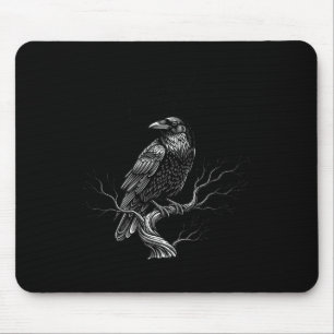 F-caw-f - Raven - Crow - Halloween Costume Premium Mouse Pad